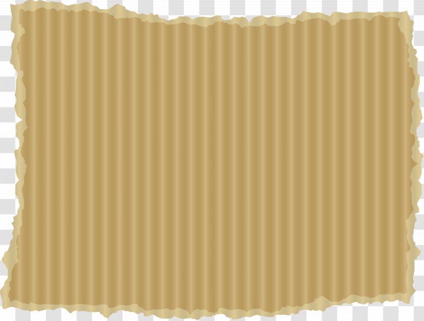 Paper Cardboard Illustration - Yellow - Edge Striped Transparent PNG