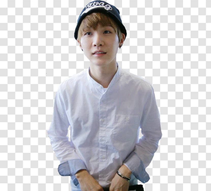 Rookie King Channel BTS Black Hair Blue - Suga Transparent PNG