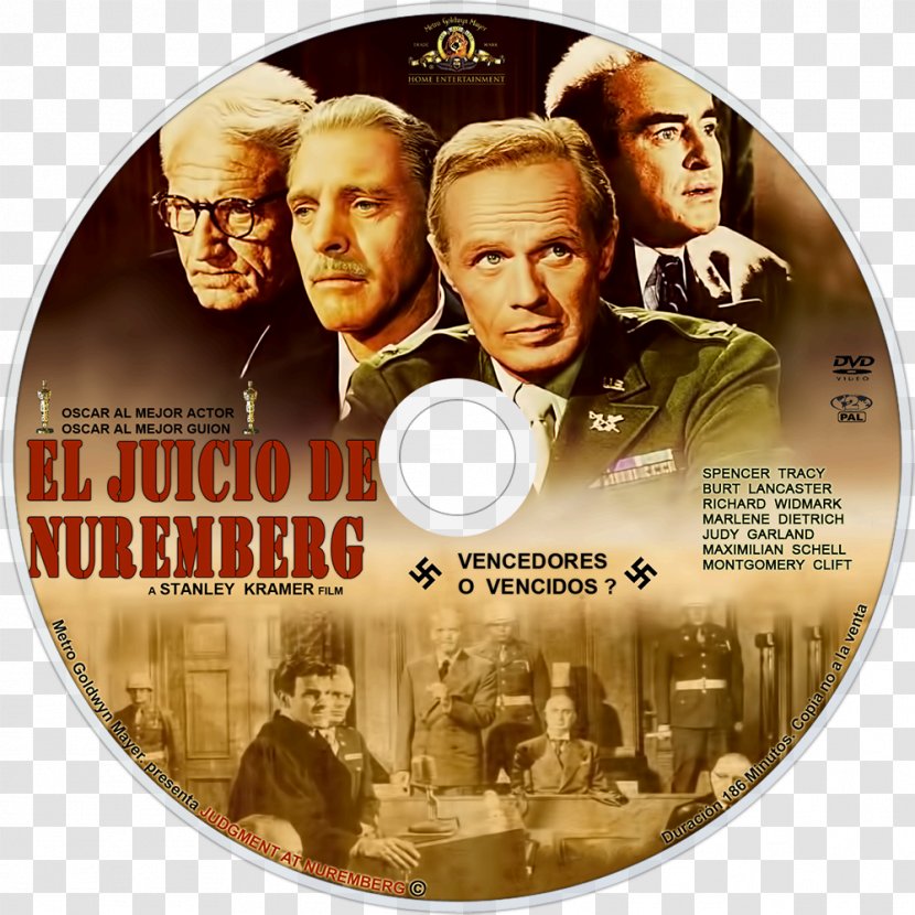 Stanley Kramer Spencer Tracy Judgment At Nuremberg Trials - Dvd Transparent PNG