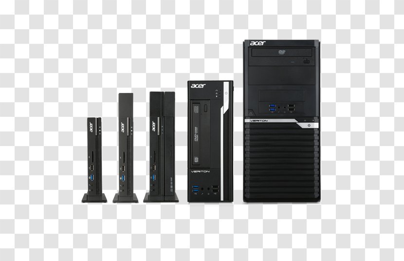 Intel Core Acer Veriton Desktop Computers - Computer Transparent PNG