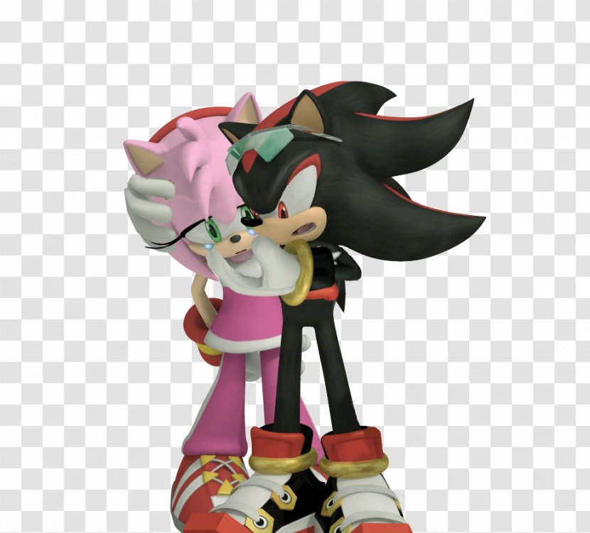 Sonic Free Riders Amy Rose Shadow The Hedgehog Chaos - Figurine Transparent PNG
