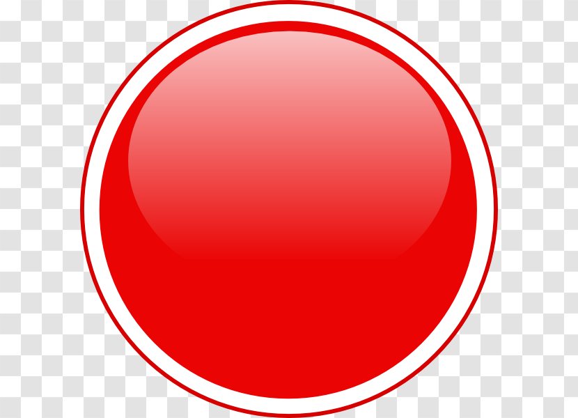 Red Button Download Icon Transparent PNG