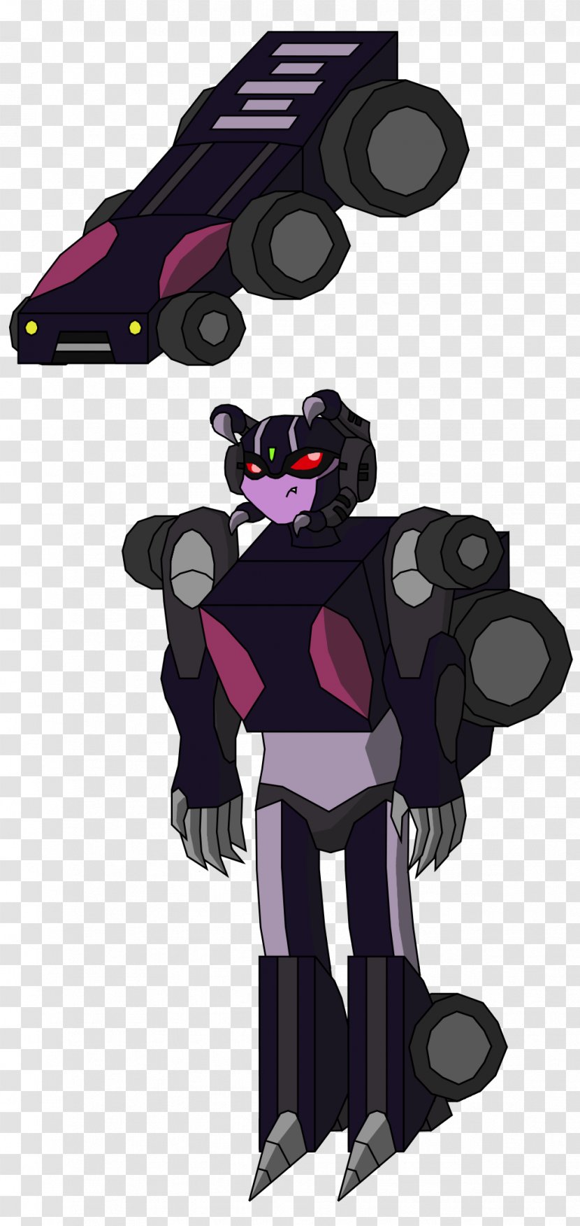 Horse Cartoon Character - Purple Transparent PNG