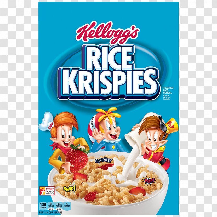 Breakfast Cereal Rice Krispies Treats Cocoa Kellogg's - Ingredient Transparent PNG
