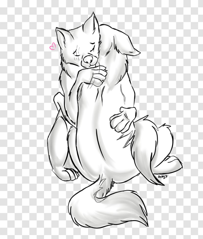 Whiskers Cat Paw Sketch - Carnivoran Transparent PNG