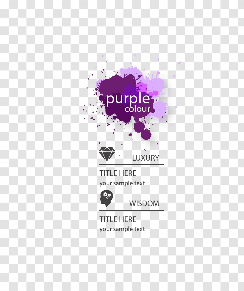 Purple Paint - Ink Transparent PNG