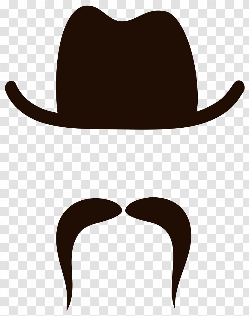 Moustache Beard Clip Art - Movember - Hat And Mustache Clipart Image Transparent PNG