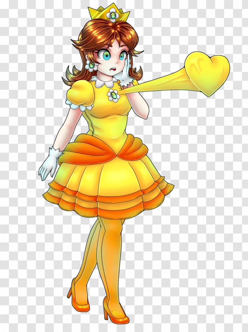 Princess Daisy Rosalina Mario Bros. - Cartoon - Bros Transparent PNG