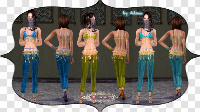 The Sims 4 Concubina Veil Clothing Accessories - 3 Into Future - 1001 Night Transparent PNG