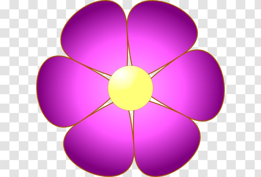 Flower Red Clip Art - Purple Transparent PNG