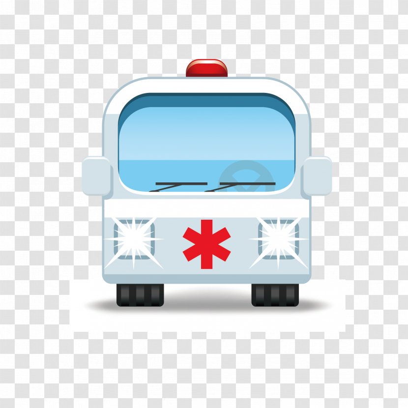 Ambulance First Aid - Mode Of Transport - Hand-painted Vector Transparent PNG