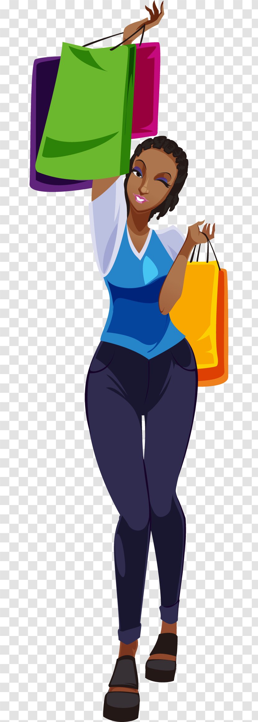 Shopping Consumer - Silhouette - Exalted Bag Woman Transparent PNG