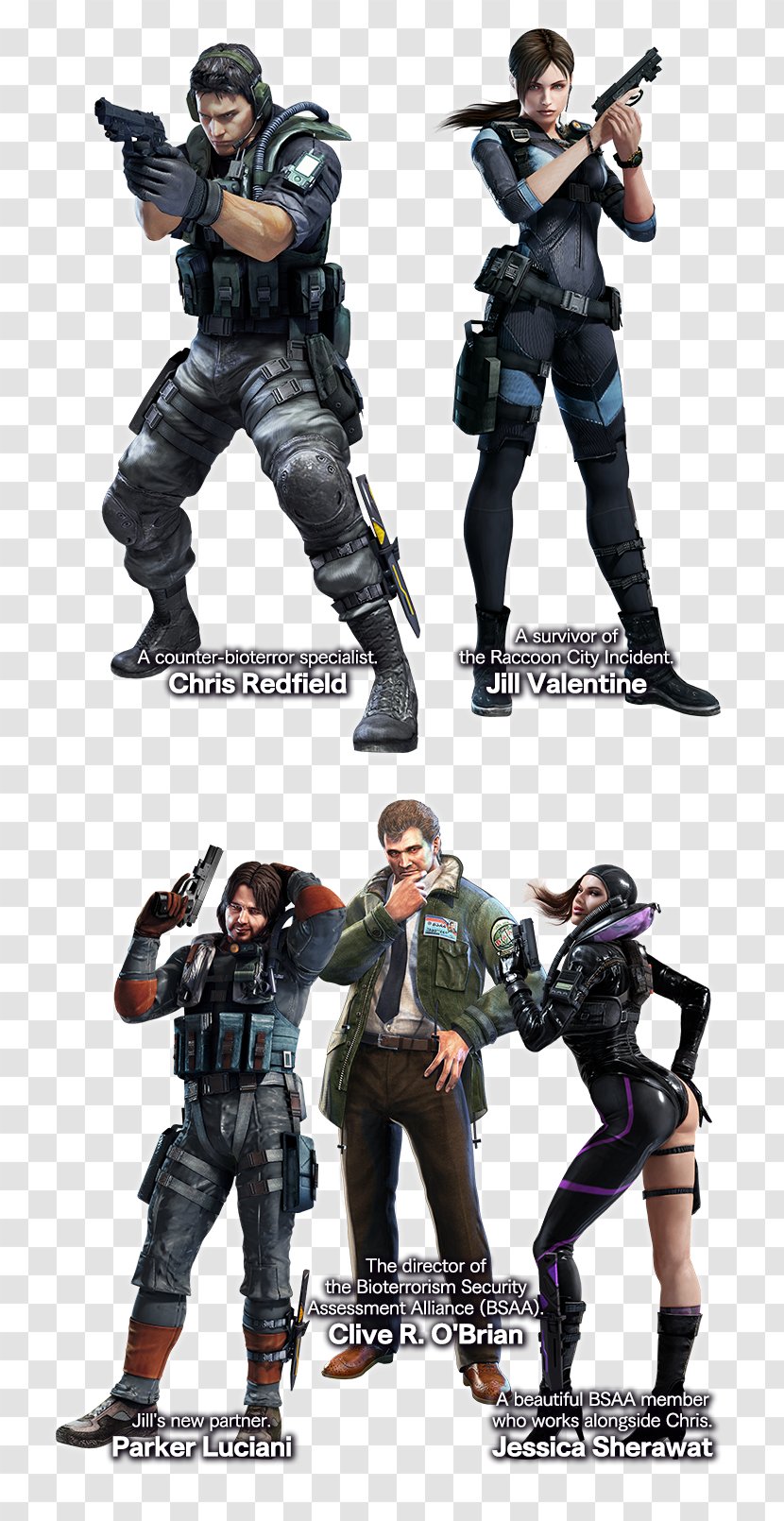 Resident Evil: Revelations 2 Evil 5 6 4 - Operation Raccoon City - Jill Valentine Bsaa Transparent PNG