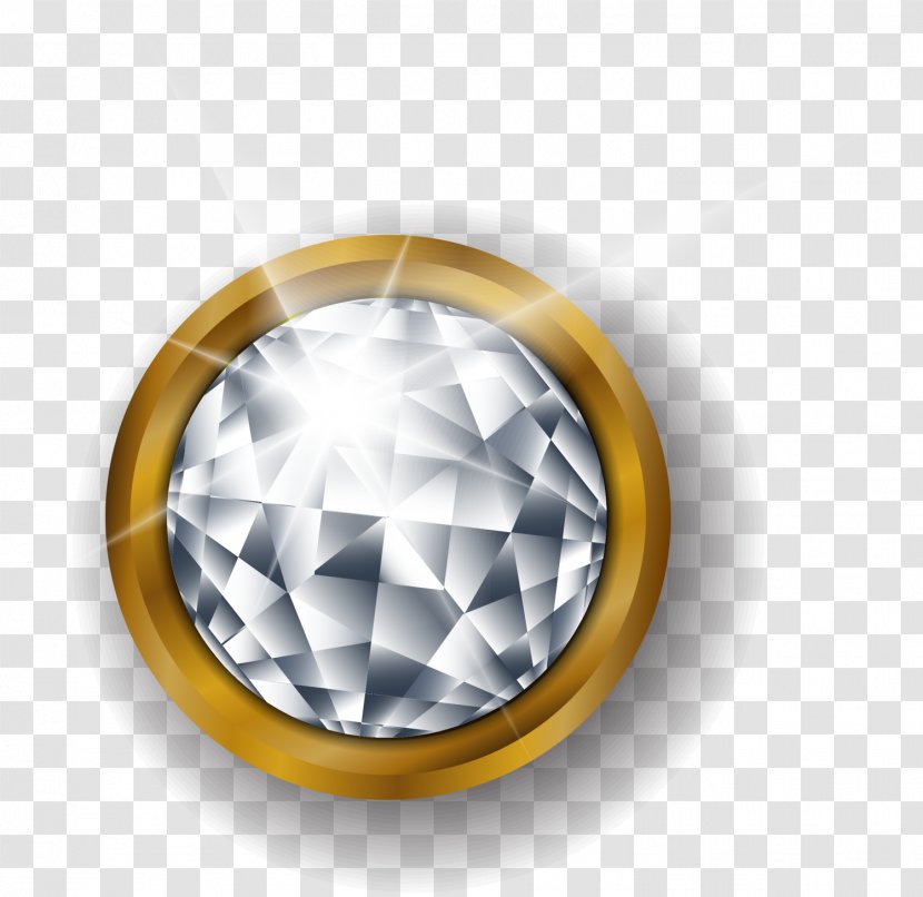 Diamond Gemstone Logo Jewellery - Yellow - Atmospheric Transparent PNG