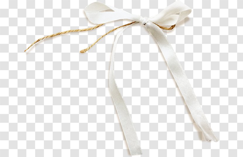 Paper Ribbon - Beige Transparent PNG