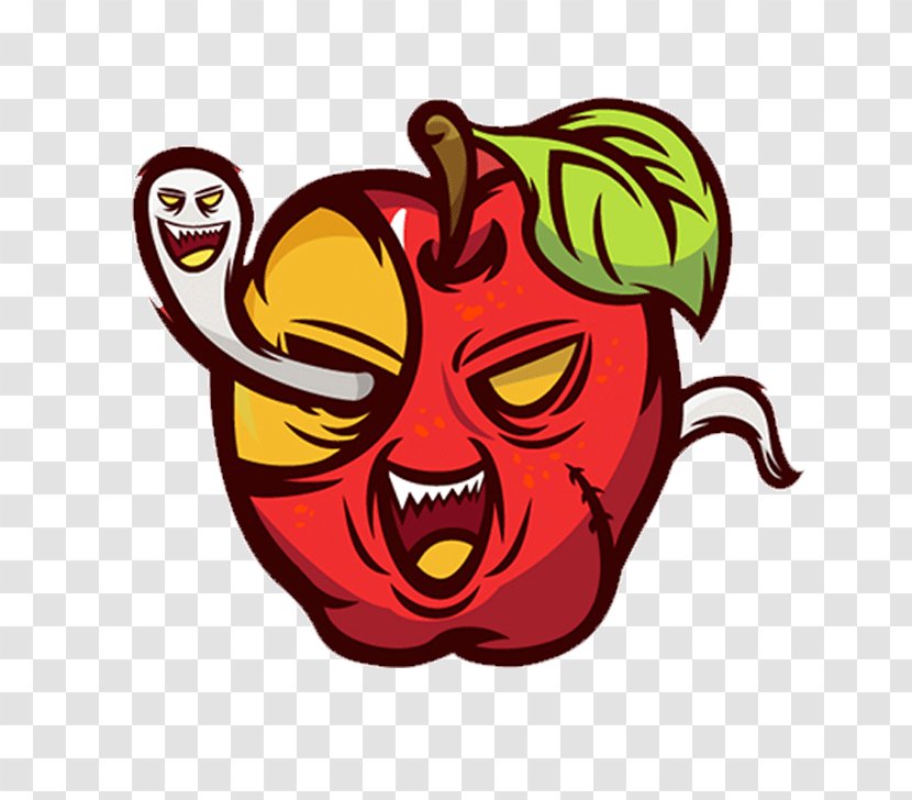 Apple Juice Clip Art - Flower - Evil Red Transparent PNG