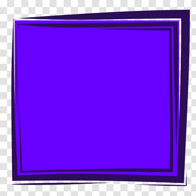 Cobalt Blue Purple Violet Magenta - Picture Frames - Frame Transparent PNG