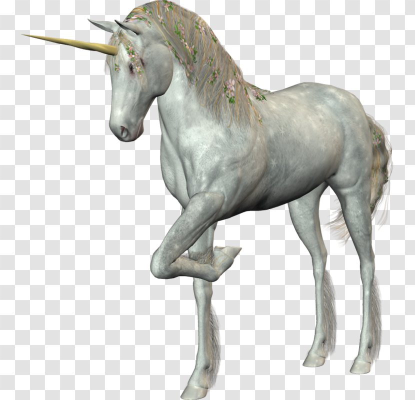 The Black Unicorn White - Sculpture Transparent PNG