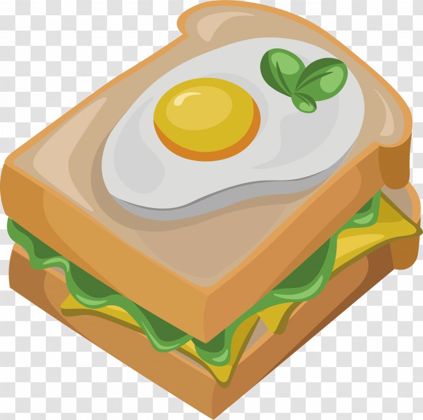 Toast Breakfast Egg Sandwich Panini Fast Food - Delicious Transparent PNG