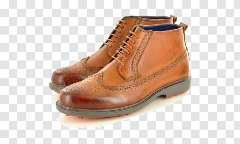 Leather Brogue Shoe Boot Size - Formal Man Transparent PNG