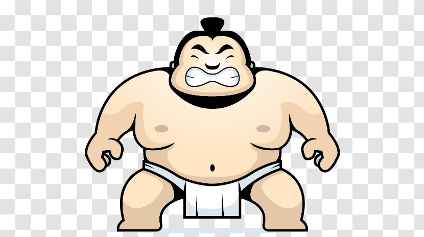 Sumo Royalty-free Wrestling Cartoon - Heart Transparent PNG