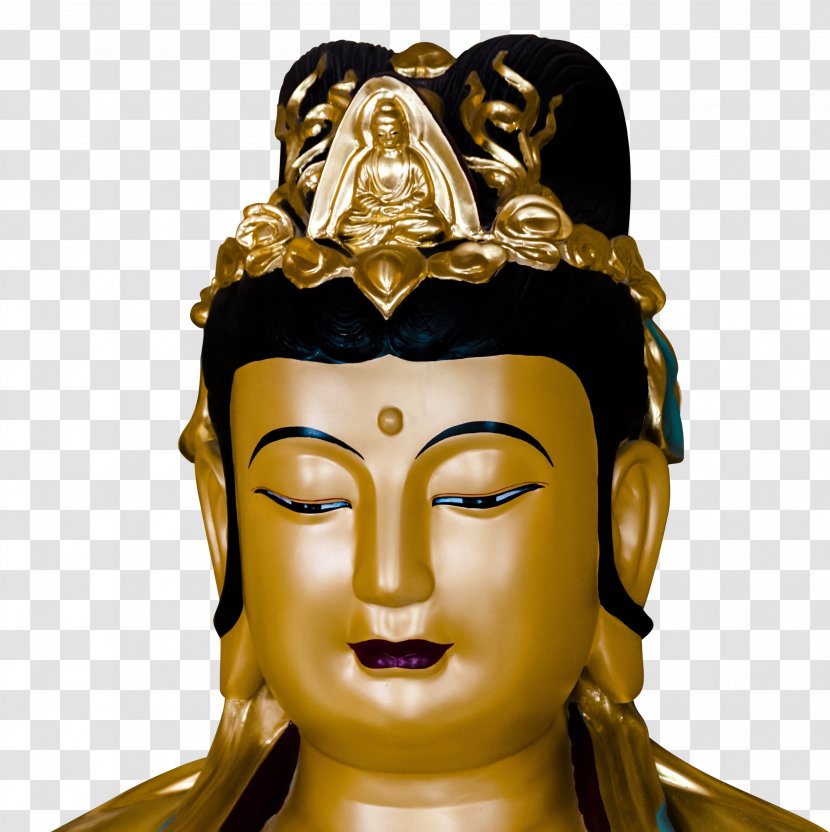 Gautama Buddha Statue Figurine Forehead - Drawing Transparent PNG
