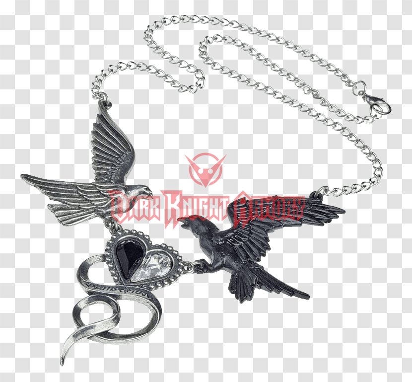 Charms & Pendants Necklace Earring Jewellery Common Raven - Swarovski Ag Transparent PNG
