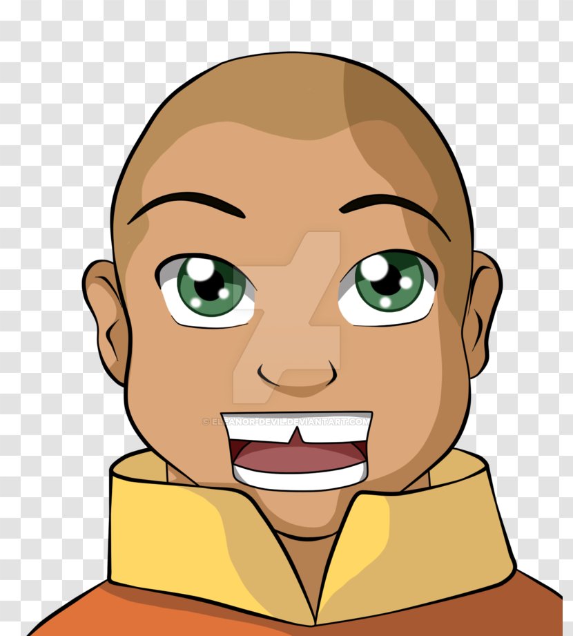 Facial Hair Face Cheek Chin Expression - Silhouette - Aang Transparent PNG