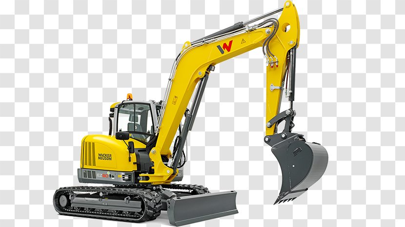 Wacker Neuson Compact Excavator All Star Equipment Rental Bagr Na Kolovém Podvozku Transparent PNG