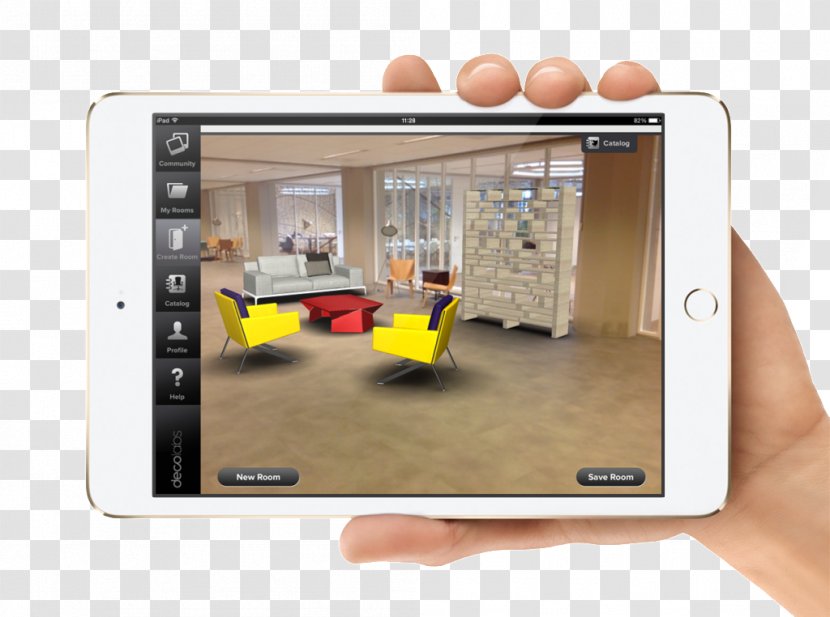 Augmented Reality Furniture Interior Design Services - Holding Transparent PNG