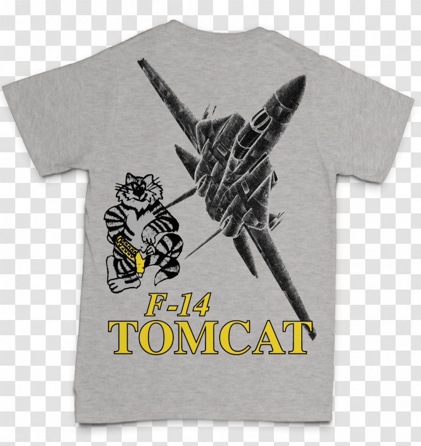 T-shirt Sleeve Clothing Neckline Grumman F-14 Tomcat - T Shirt Transparent PNG