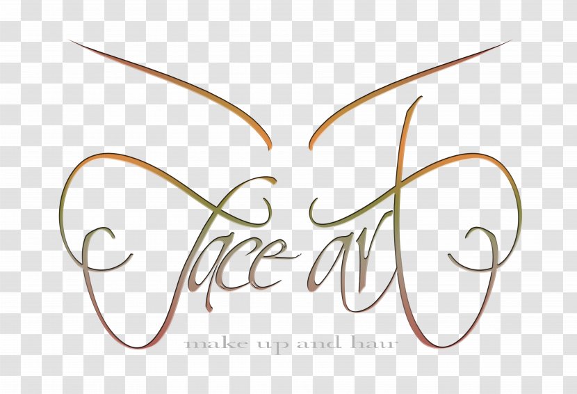 Calligraphy Font Logo Line Angle - Face Transparent PNG