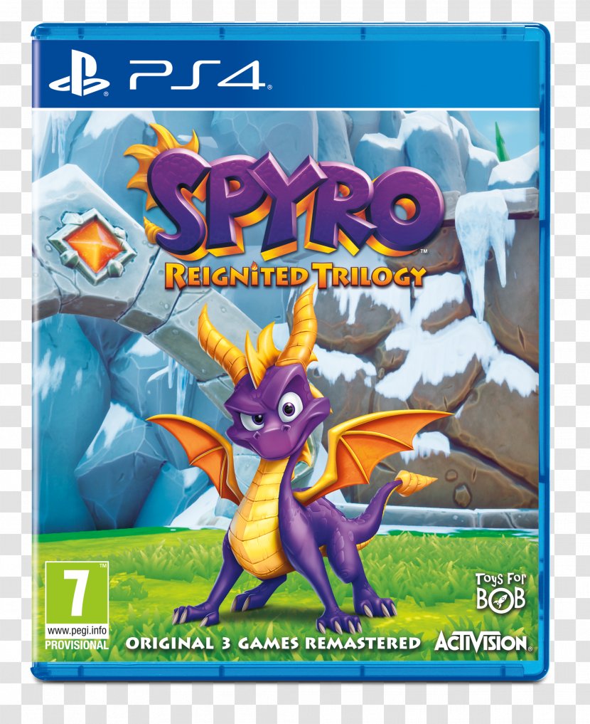 Spyro Reignited Trilogy PlayStation 4 Activision Video Games - Platform Game - Playstation Transparent PNG
