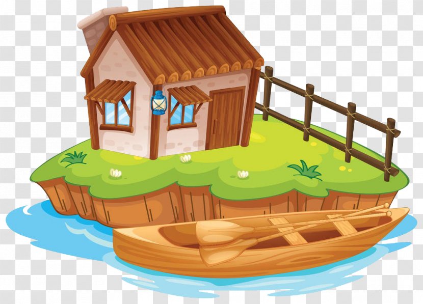 Royalty-free Log Cabin Clip Art - Island - House Transparent PNG