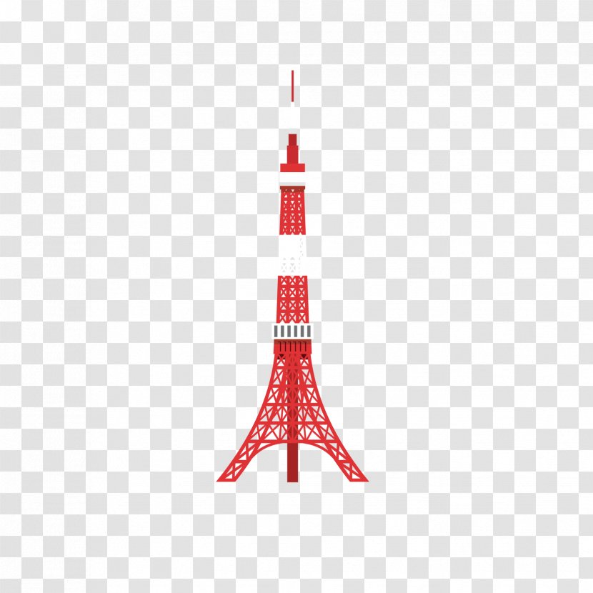 Tokyo Tower Euclidean Vector Icon - Japan Elements Transparent PNG