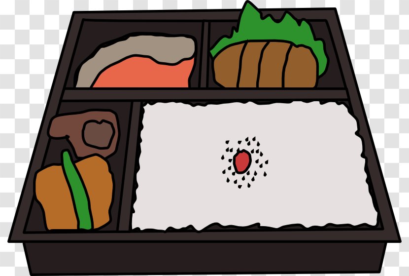 Bento Japanese Cuisine Breakfast Sushi Clip Art - Eating - Common Cliparts Transparent PNG