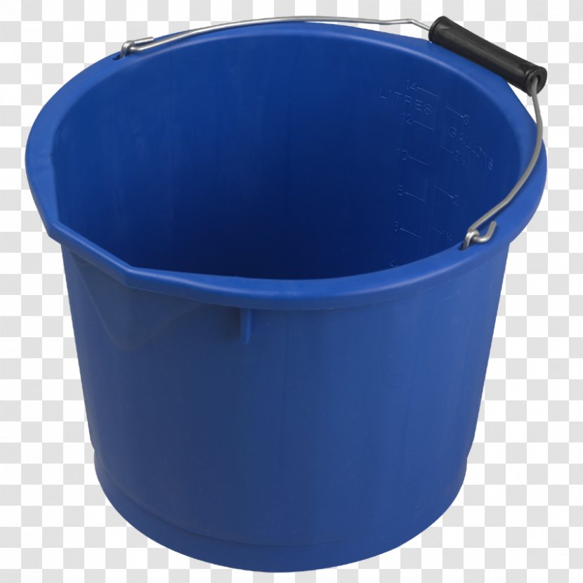 Bucket Pail Clip Art - Blue Transparent PNG