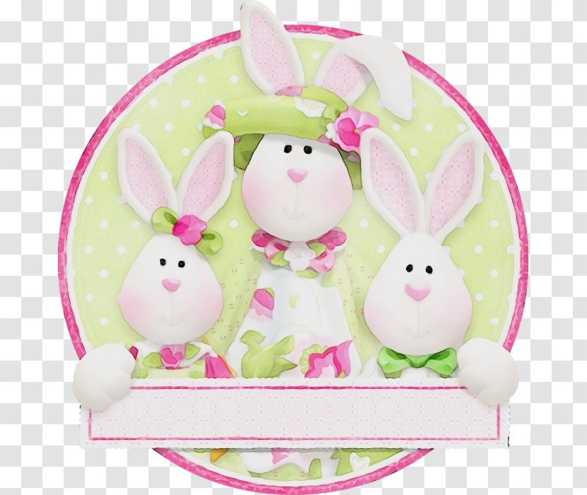 Easter Egg Background - Animal Figure Tableware Transparent PNG