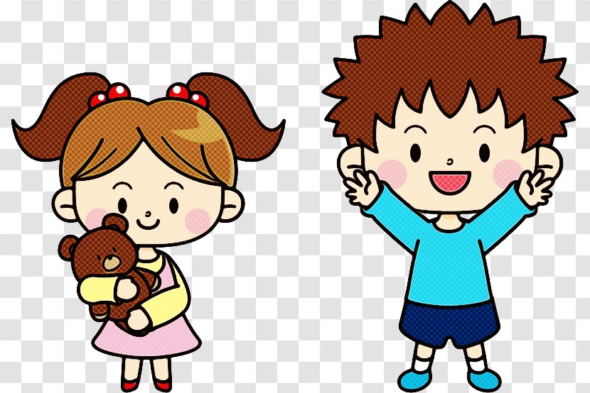 Cartoon Cheek Child Interaction Happy - Fun Transparent PNG