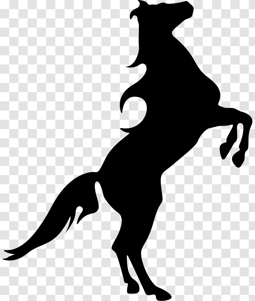 Standing Horse American Quarter Drawing - Silhouette Transparent PNG