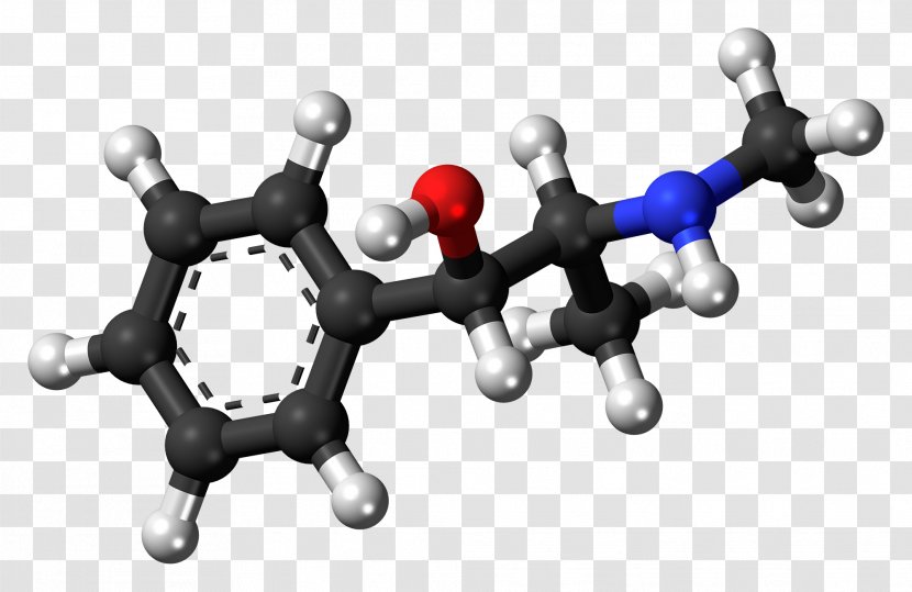 Phenethylamine Dopamine Ball-and-stick Model Phenylpropanolamine Tyramine - Neurotransmitter - Molecule Transparent PNG
