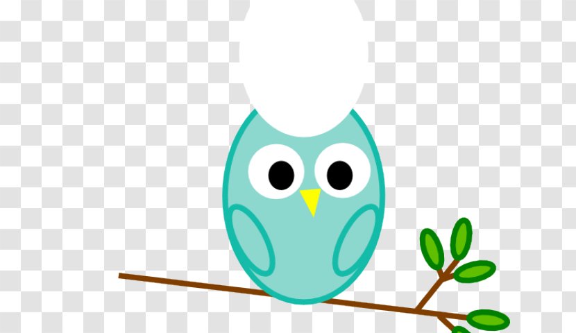 Owl Clip Art Image Free Content - Mint Cartoon Transparent PNG