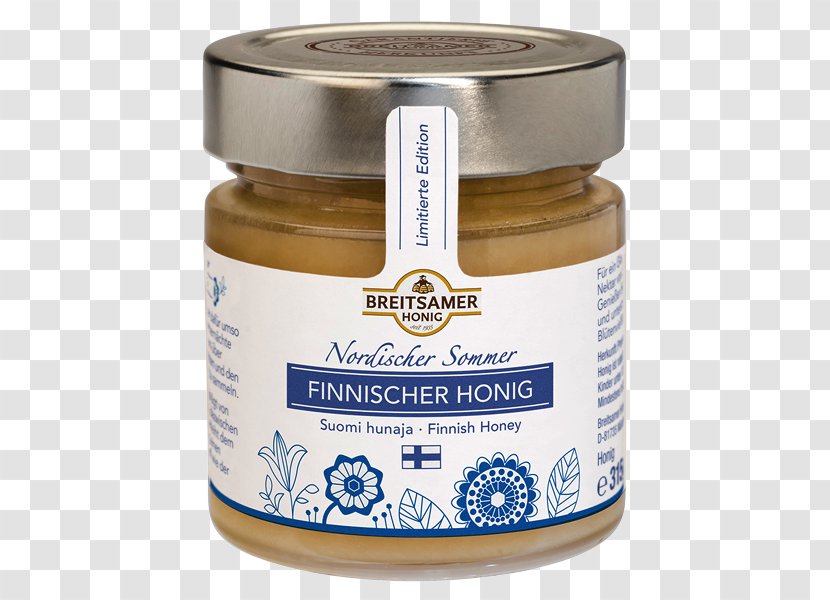 Breitsamer Honig Condiment Honey Finnischer (2,21 € / 100g) Food - Flavor - Countryside Meadows Transparent PNG