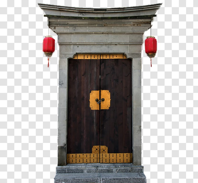 Damenzhen Chinoiserie Architecture - Google Images - China Wind Door Transparent PNG