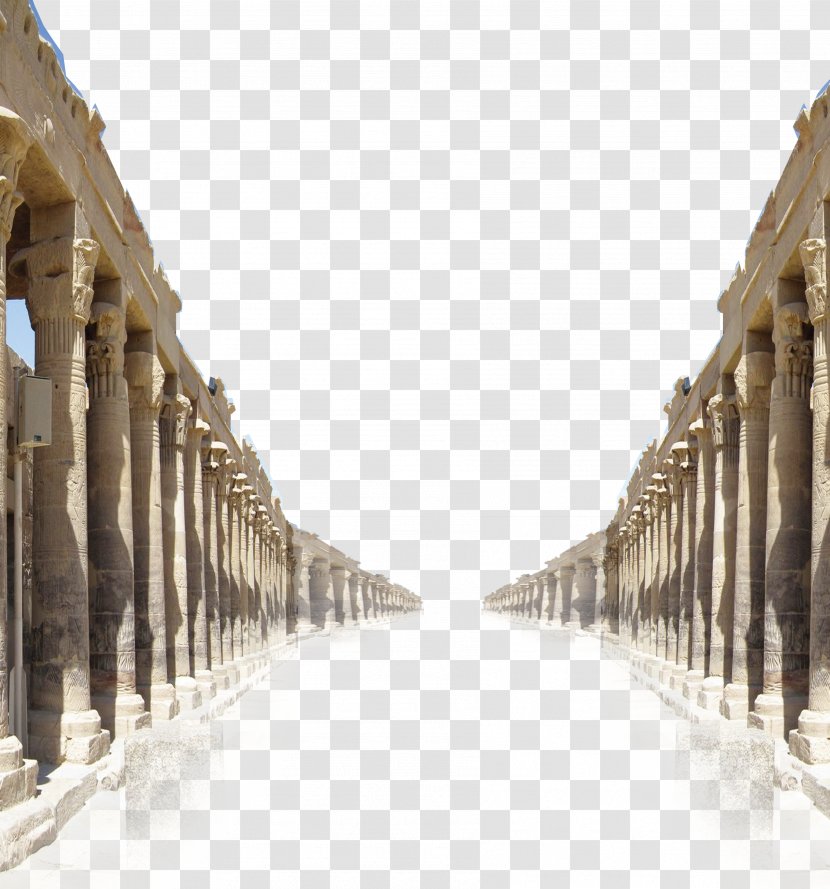 Column Architecture - Greek Architectural Pillars Decorated Background Transparent PNG