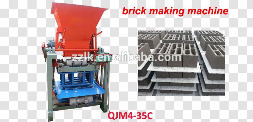 Machine Brick Concrete Masonry Unit Price - Ice Block Transparent PNG