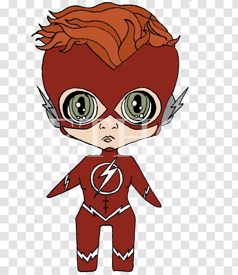 Wally West Flash Bart Allen Kid - Heart Transparent PNG