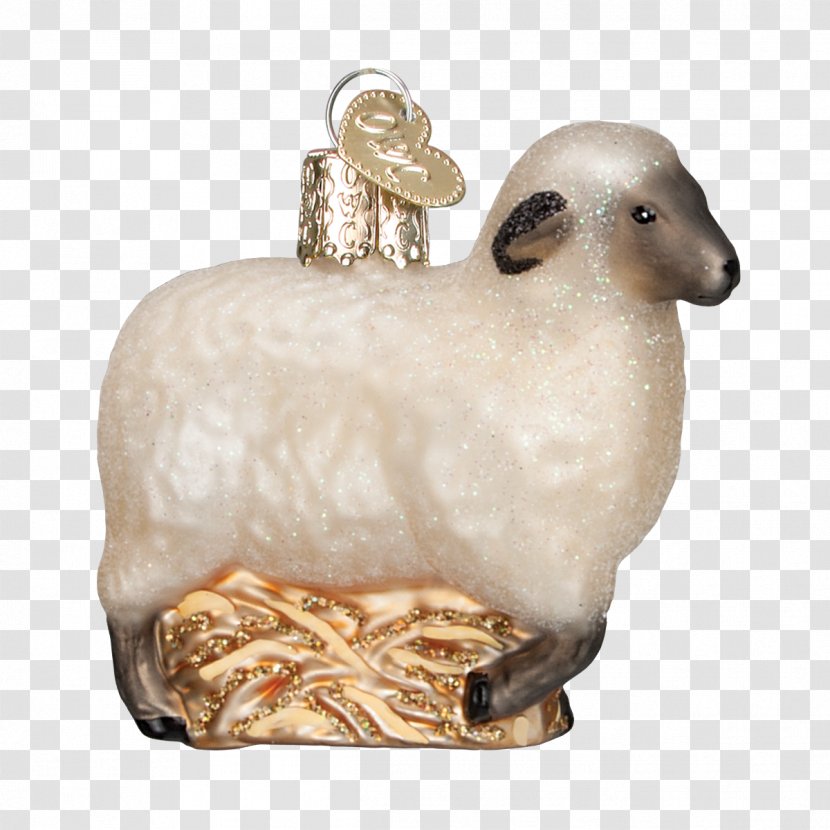 Sheep Unessasary Christmas Ornament Goat Livestock - Glass Transparent PNG