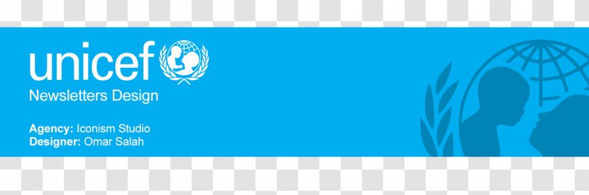 Unicef Defter Logo Font Brand - Blue - Text Transparent PNG