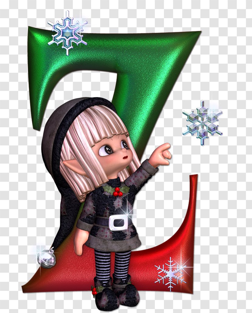 Christmas Elf Mrs. Claus Letter Alphabet - Fictional Character Transparent PNG